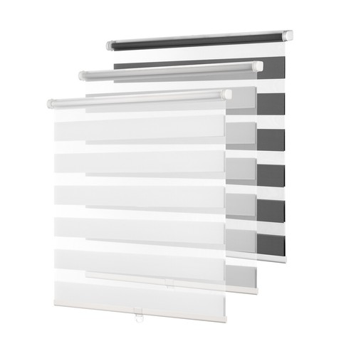 Doppelrollo schnurlos klemmfix - doppelrollo,